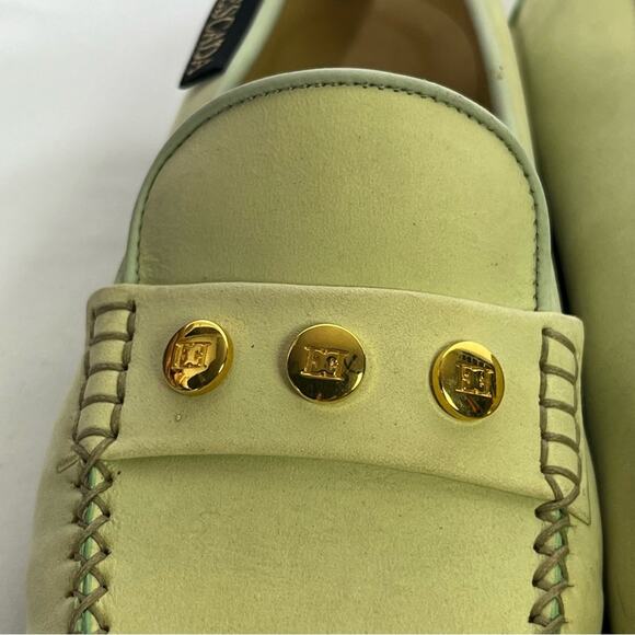 ESCADA Genuine Leather Hand Sewn Moccasin Loafers Size 7.5 - Picture 7 of 11